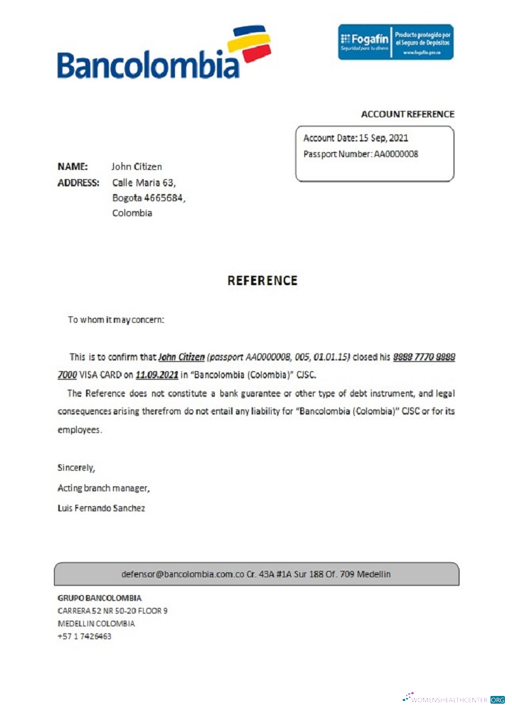 Download Colombia Bancolombia closure reference Photoshop template